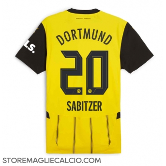 Borussia Dortmund Marcel Sabitzer #20 Maglia Gara Casa Repliche 2024-25 Maniche Corte